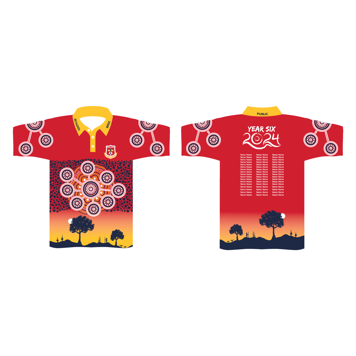 Year 6 Leavers Polo shirt Design #SP 162 | Briz Leavers